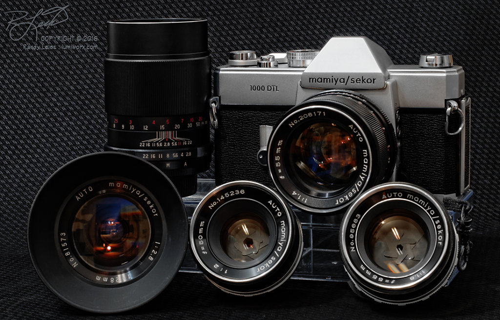 Mamiya 1000 DTL and Lenses