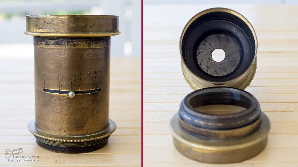 Unbranded Rapid Rectilinear Barrel Lens - 10", f/8
