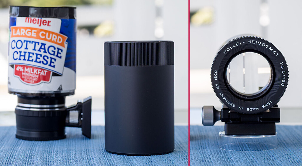 Adapting a Rolliei Heidosmat 150mm f/3.5 Projector lens